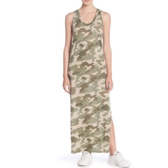 Susina Camo Casual Maxi Dress Size XXS - Picture 1 of 8